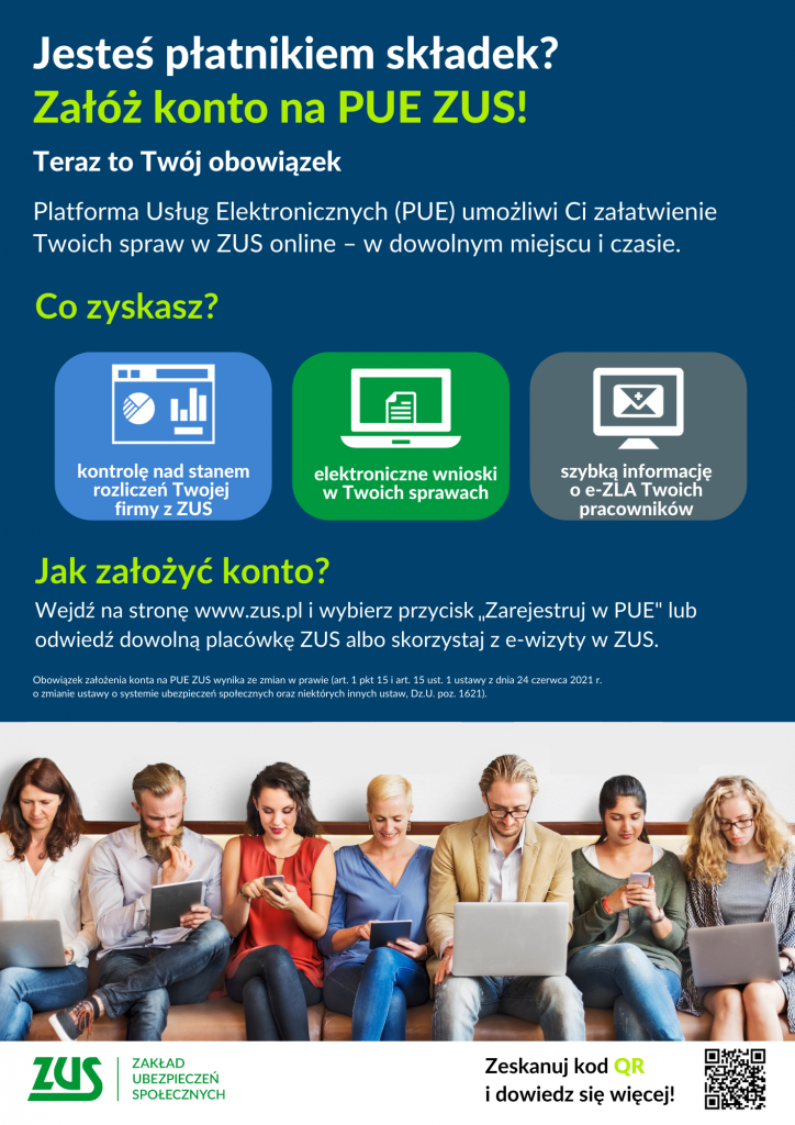 Grafika przygotowana przez ZUS