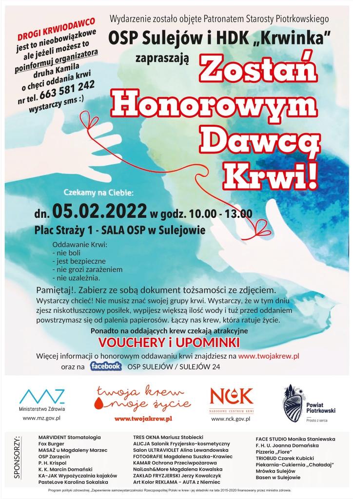 Grafika przygotowana przez organizatora imprezy