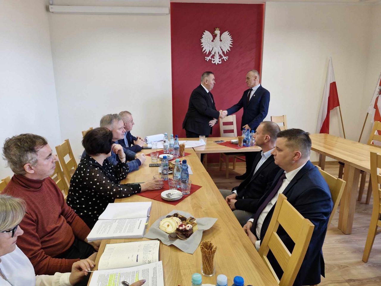 Spotkanie władz powiatu i Gminy Gorzkowice