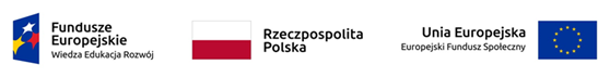 Baner z logo unii, flaga Polski i Funduszy unijnych