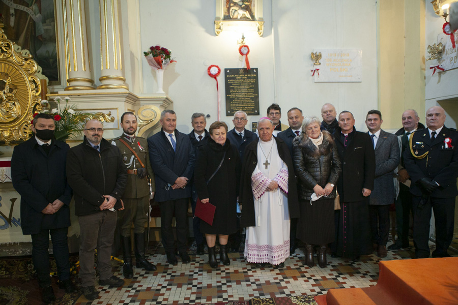 Uczestnicy nabożeństwa w Parafii w Krzepczowie
