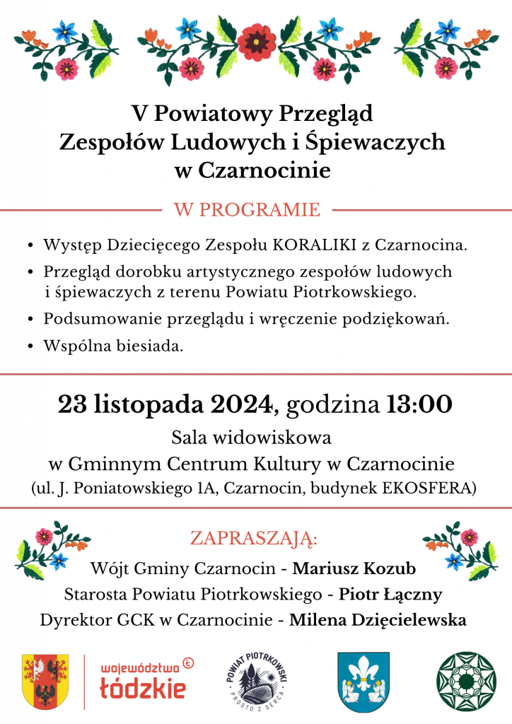 Plakat przygotowany przez Organizatora, treść w artykule poniżej