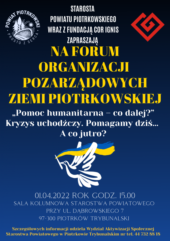 Informacja na plakacie znajduje się w tekście poniżej
