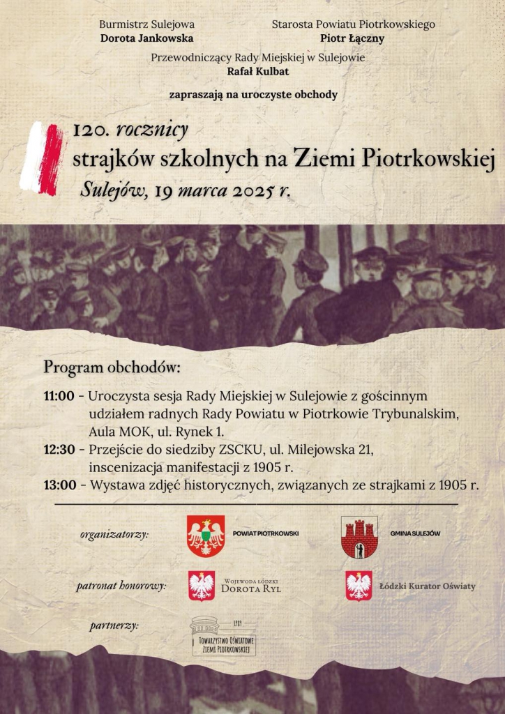 Zaproszenie na obchody - treść w artykule poniżej