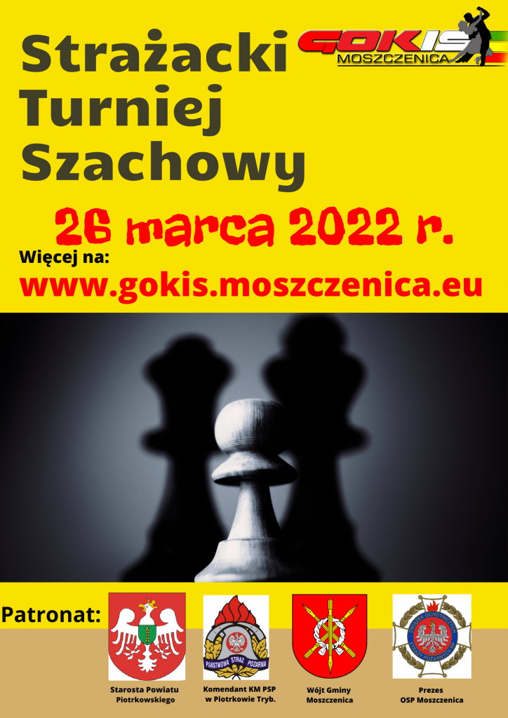Plakat przygotowany przez organizatorów turnieju