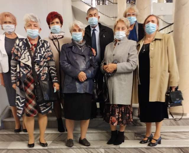 Przedstawiciele Powiatowej Rady Seniorów w Teatrze Wielkim w Łodzi