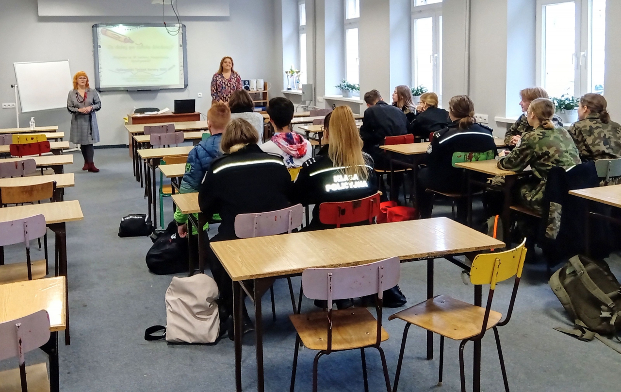 Spotkanie uczniów z Bujen z doradcą zawodowym