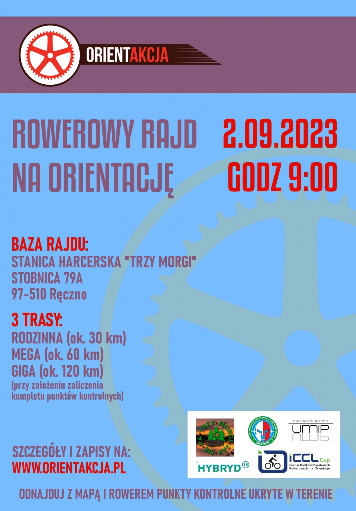 Plakat przygotowany przez organizatora