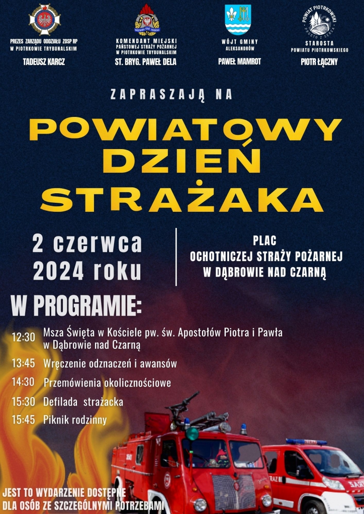Materiały ZO ZOSP w Piotrkowie Tryb.