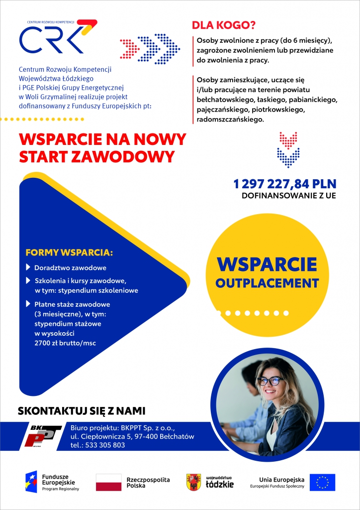 Plakat przygotowany przez organizatorakursów zawodowych