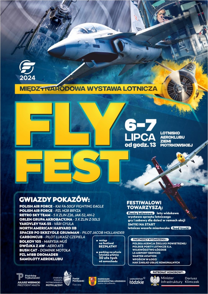 Plakat przygotowany przez organizatora