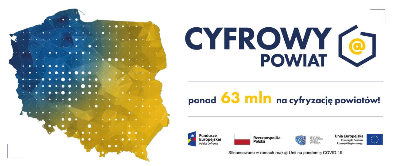 Grafika przygotowana przez realizatorów projektu Powiat Cyfrowy