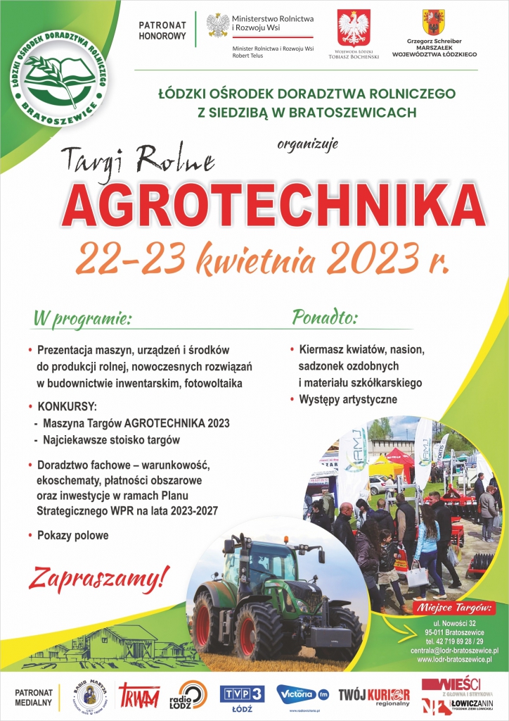 Plakat przygotowany przez organizatora wydarzenia