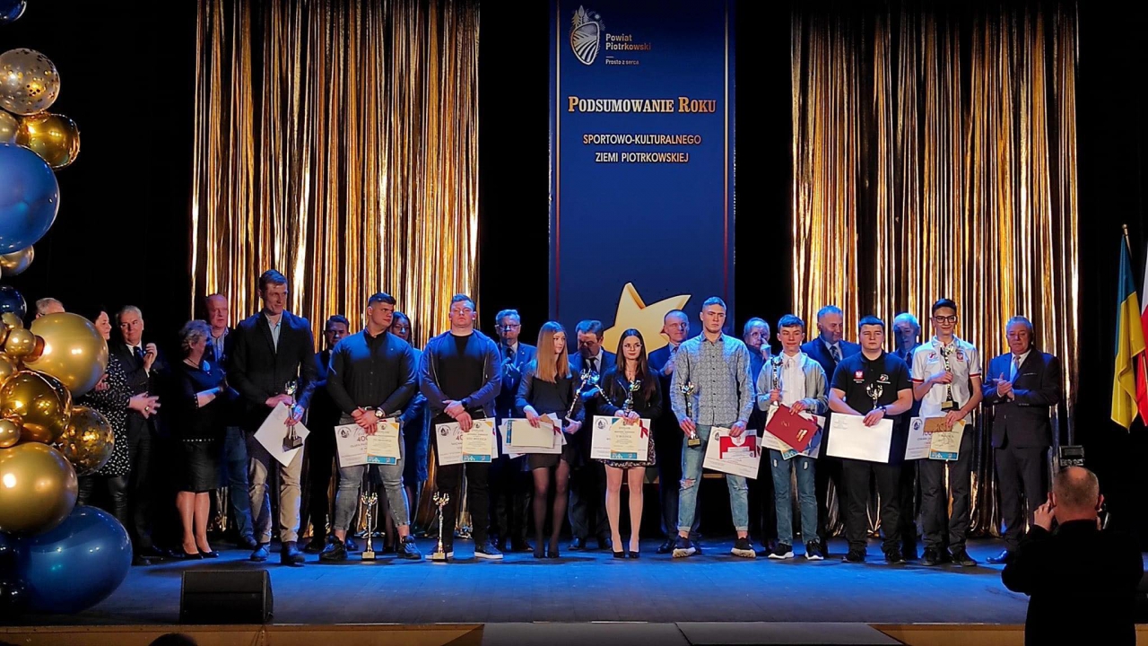 Najlepsi Sportowcy uhonorowani podczas gali w Miejskim Ośrodku Kultury w Piotrkowie